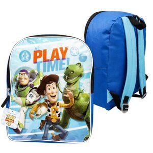 Disney Toy Story Kids Backpack Woody Buzz Lightyear Rex Book Bag Tote
